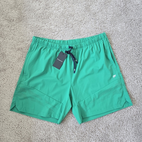 NWT Fabletics The One Short Ventilated 7in Mens Size XXL Verde Green Color - Picture 10 of 16